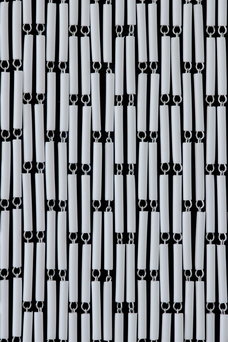 Vliegengordijn Verspringend wit 90x210 cm