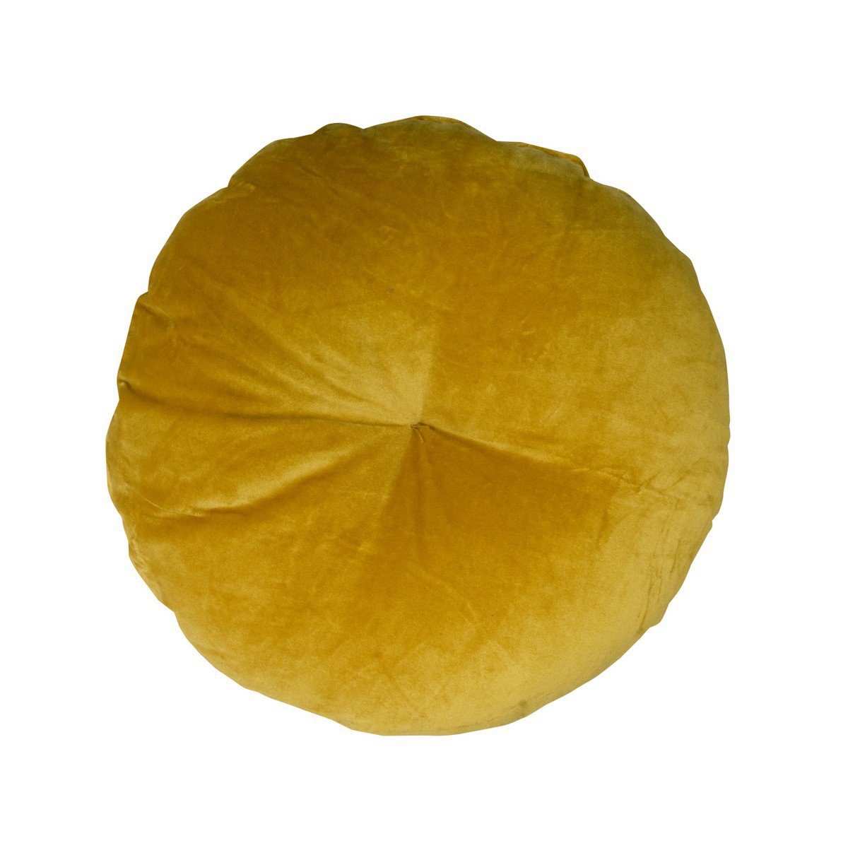 Flower kussen geel dia40x12cm