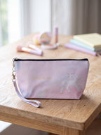 Toilettas Dames 23x13 cm Roze Polyester Eenhoorn