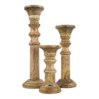 Kandelaar mango hout 30cm*