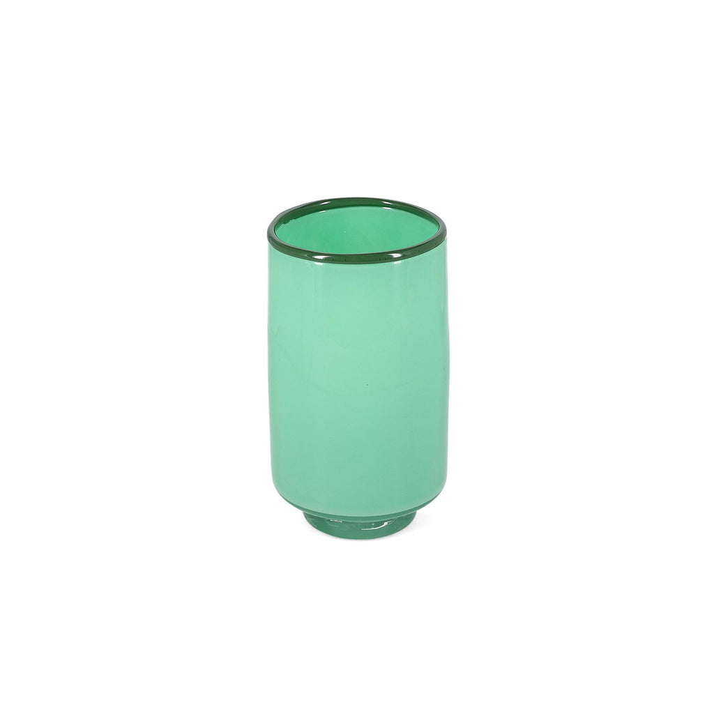 Vaas 12xH21,5cm pistachegroen Milo
