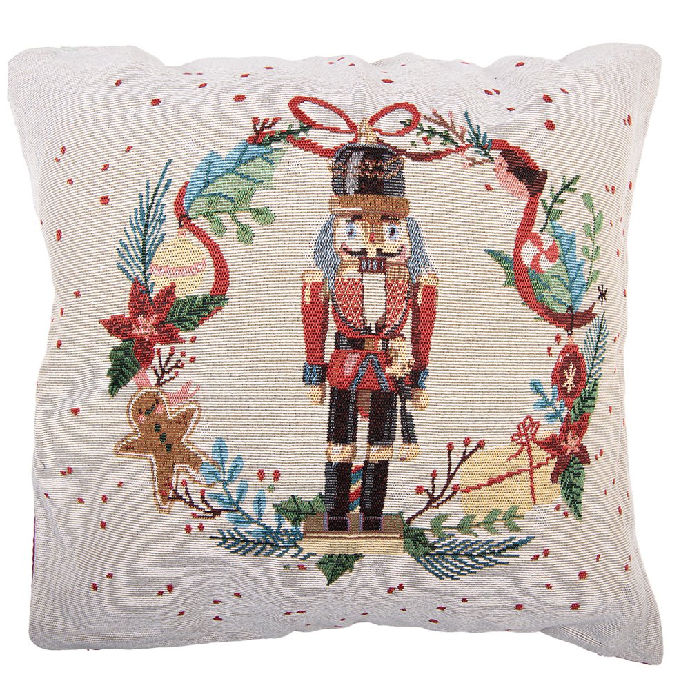 Sierkussen 45x45 cm Beige Polyester