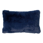 Dutch Decor Zaya - Kussen 30x50 cm - Imitatiebont look - Insignia Blauw - Blauw