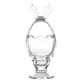 Glazen potje Ø 8x21 cm Transparant Glas Potje
