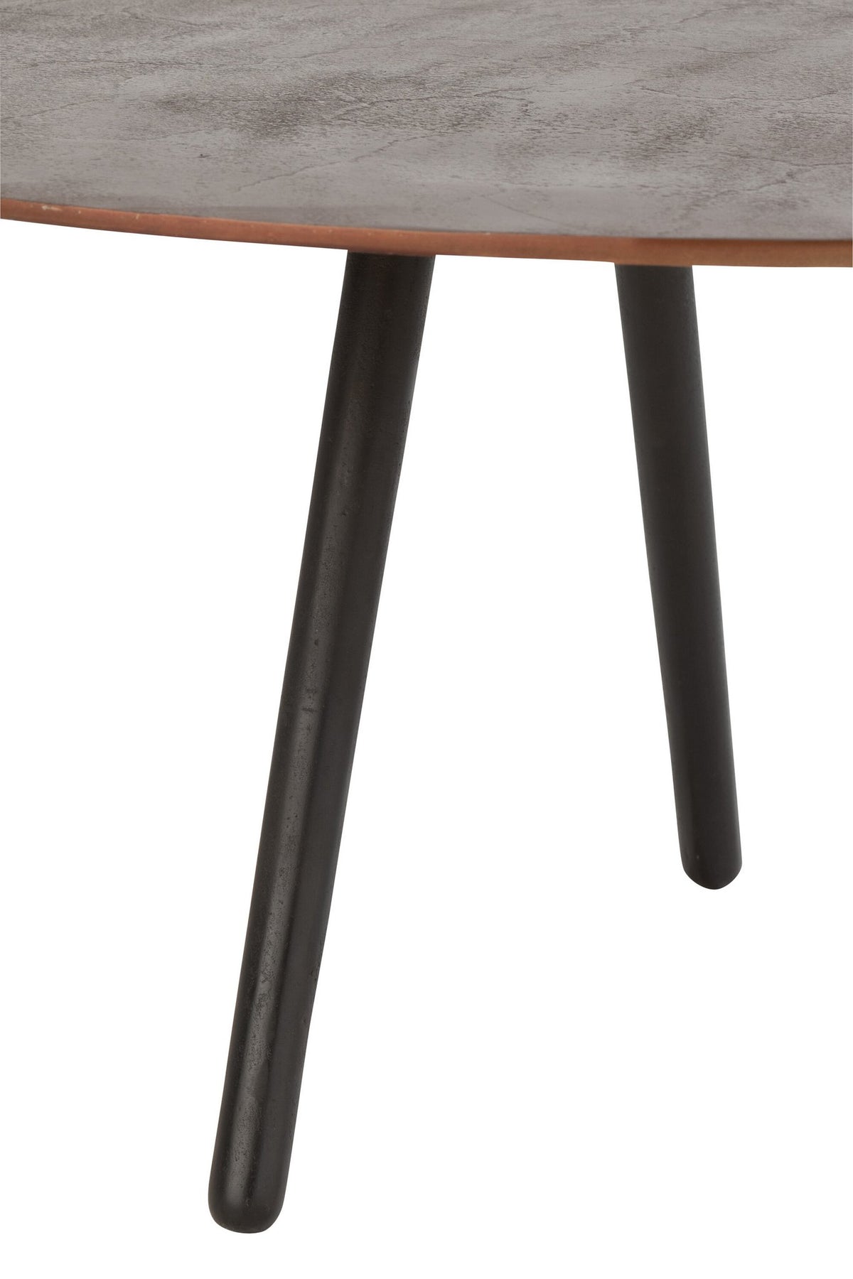 J-Line Salontafel Druppel Aluminium/Ijzer Bruin Large