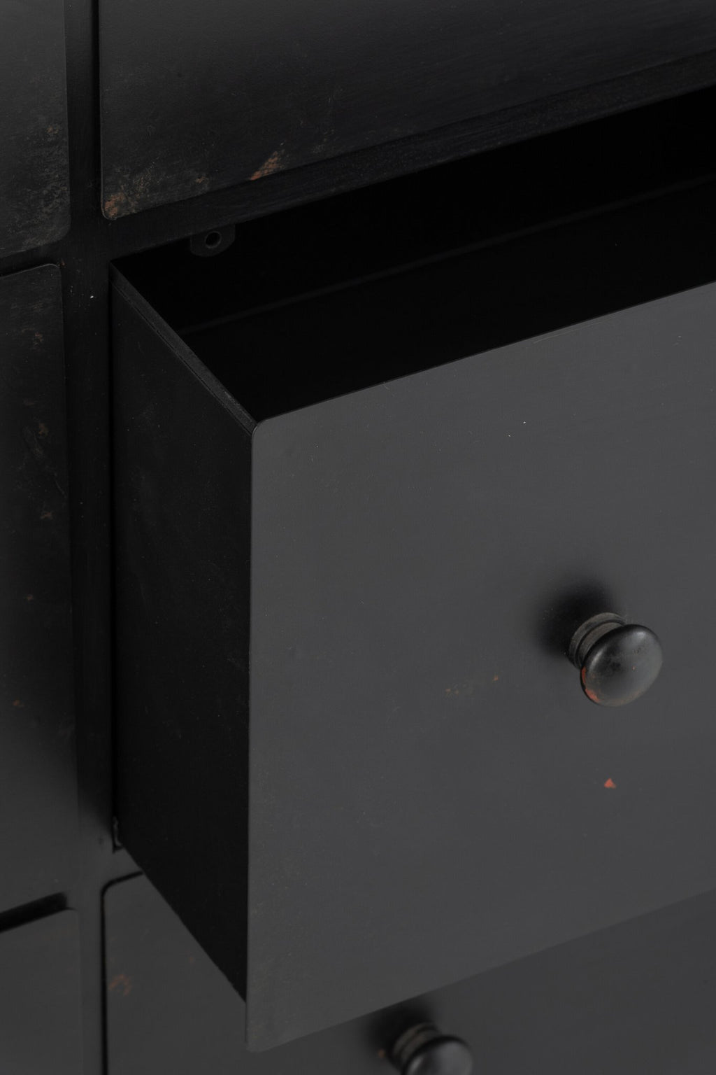 J-Line kast Cade - ijzer - zwart