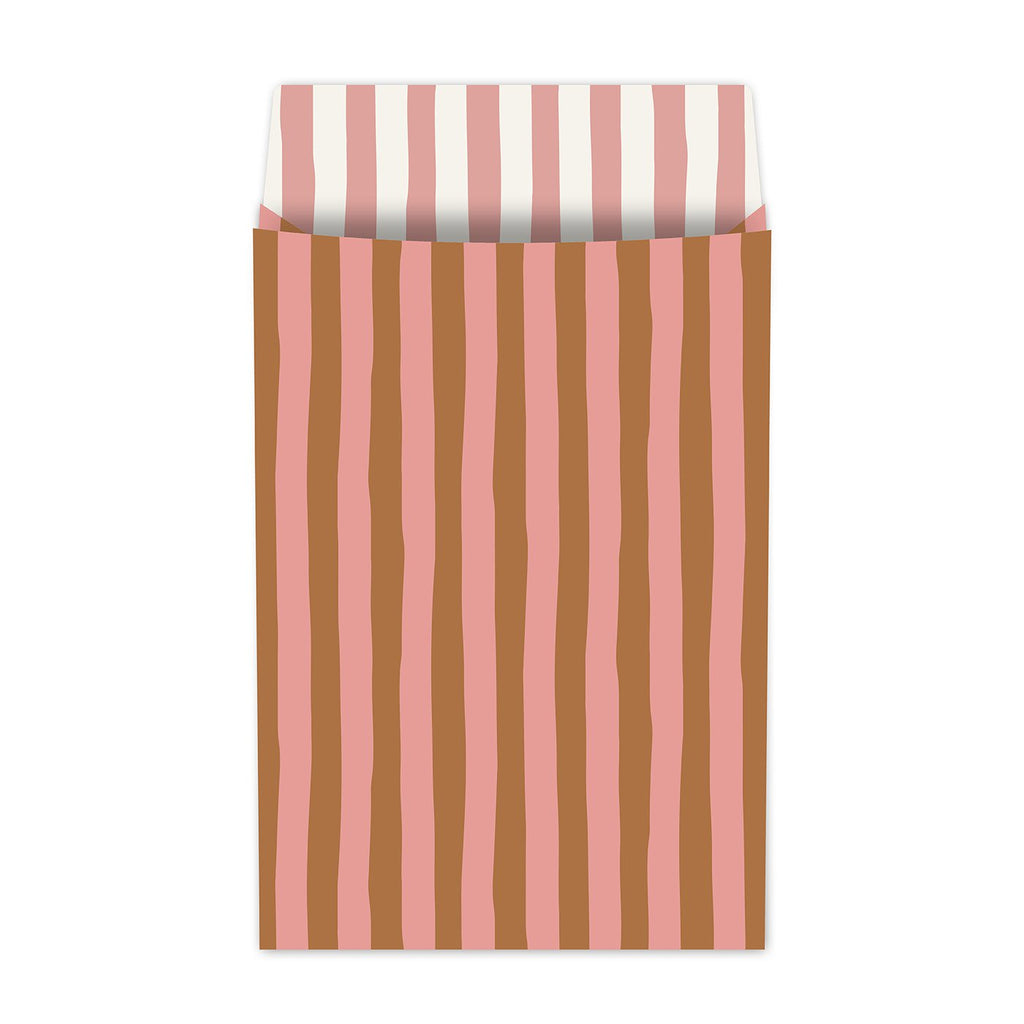 Lazy Stripes - Tijdschriftenzakken – 25×34+4cm 100st