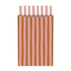Lazy Stripes - Tijdschriftenzakken – 25×34+4cm 100st