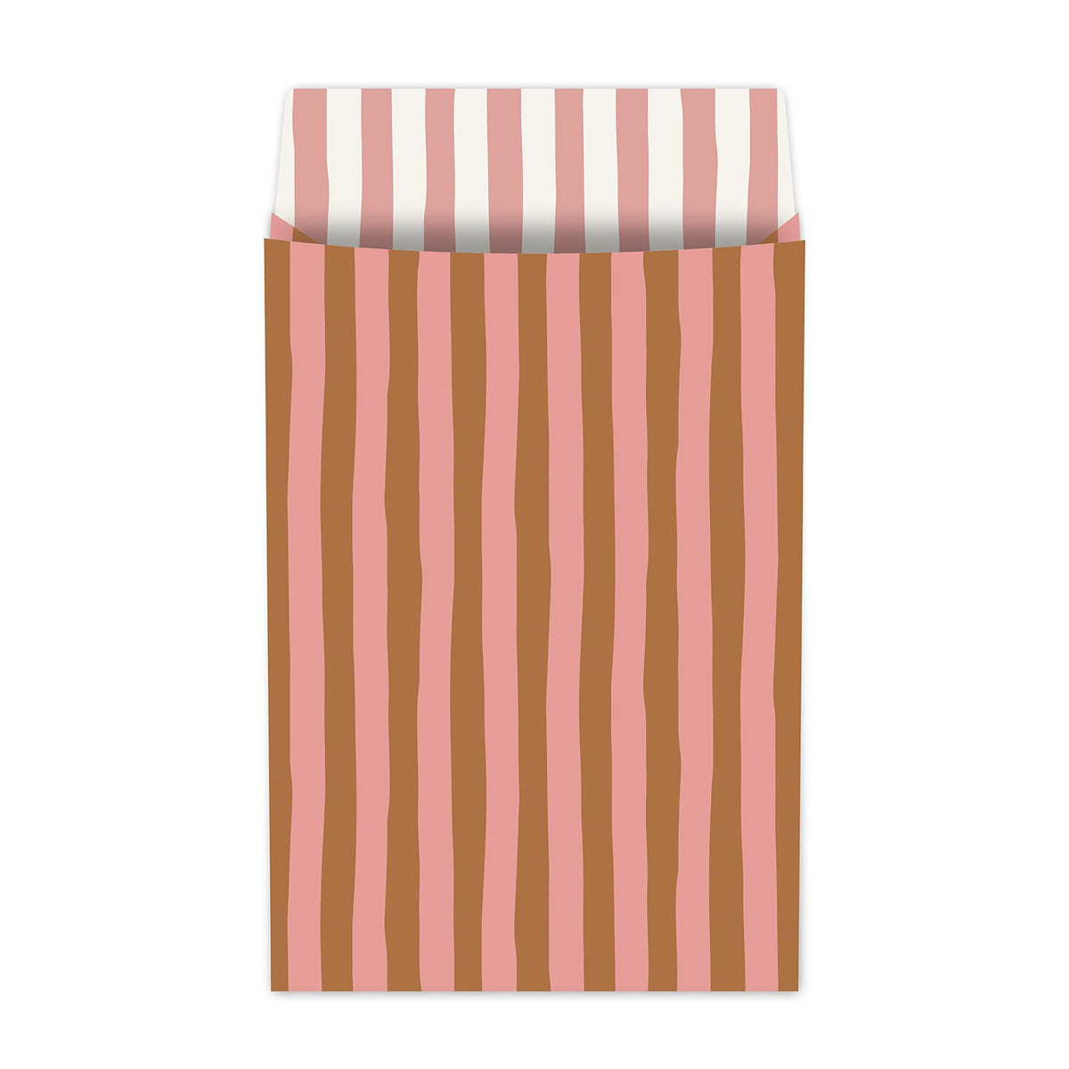 Lazy Stripes - Tijdschriftenzakken – 25×34+4cm 100st