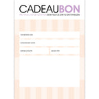 Cadeaubonnen Colorblocking – 25 stuks