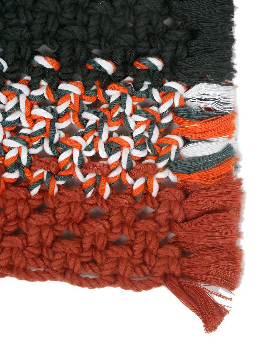 Geweven Macrame Onderzetterset – Tafeldecoratieaccenten – 4st