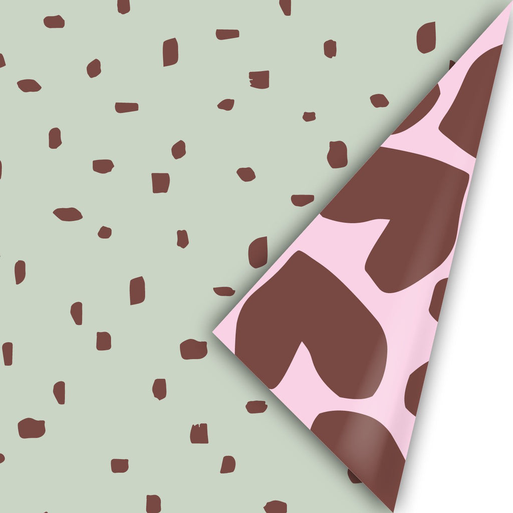 Minimal Dots '25 - Rollen cadeaupapier - 10 stuks