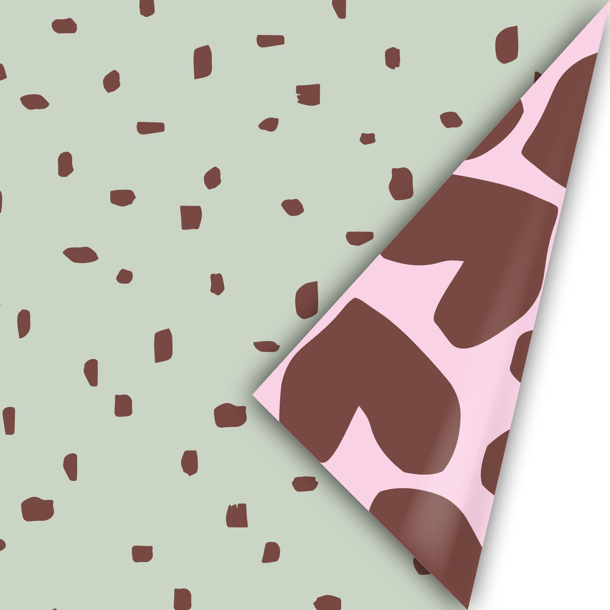 Minimal Dots '25 - Rollen cadeaupapier - 10 stuks