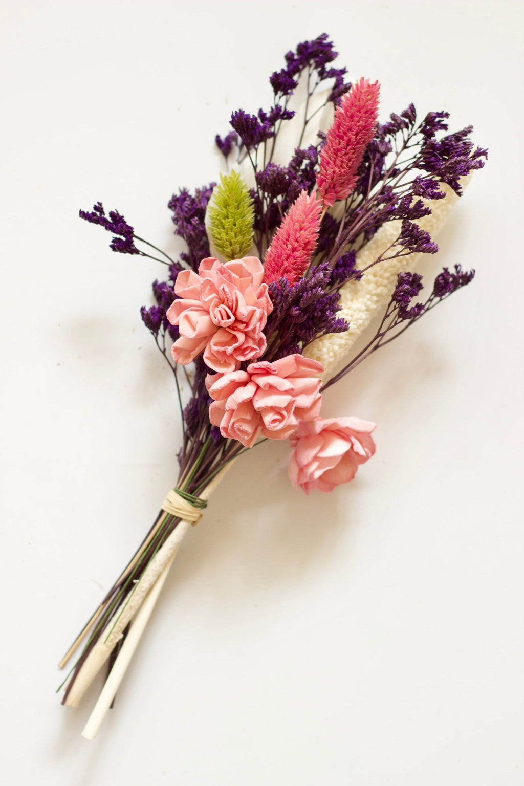Dream Botanique Glazen Vaas met Botanische Bloemen - Pioenroos