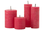 J-Line buitenkaars Pilaar Paraffine - roze - extra large - 50U