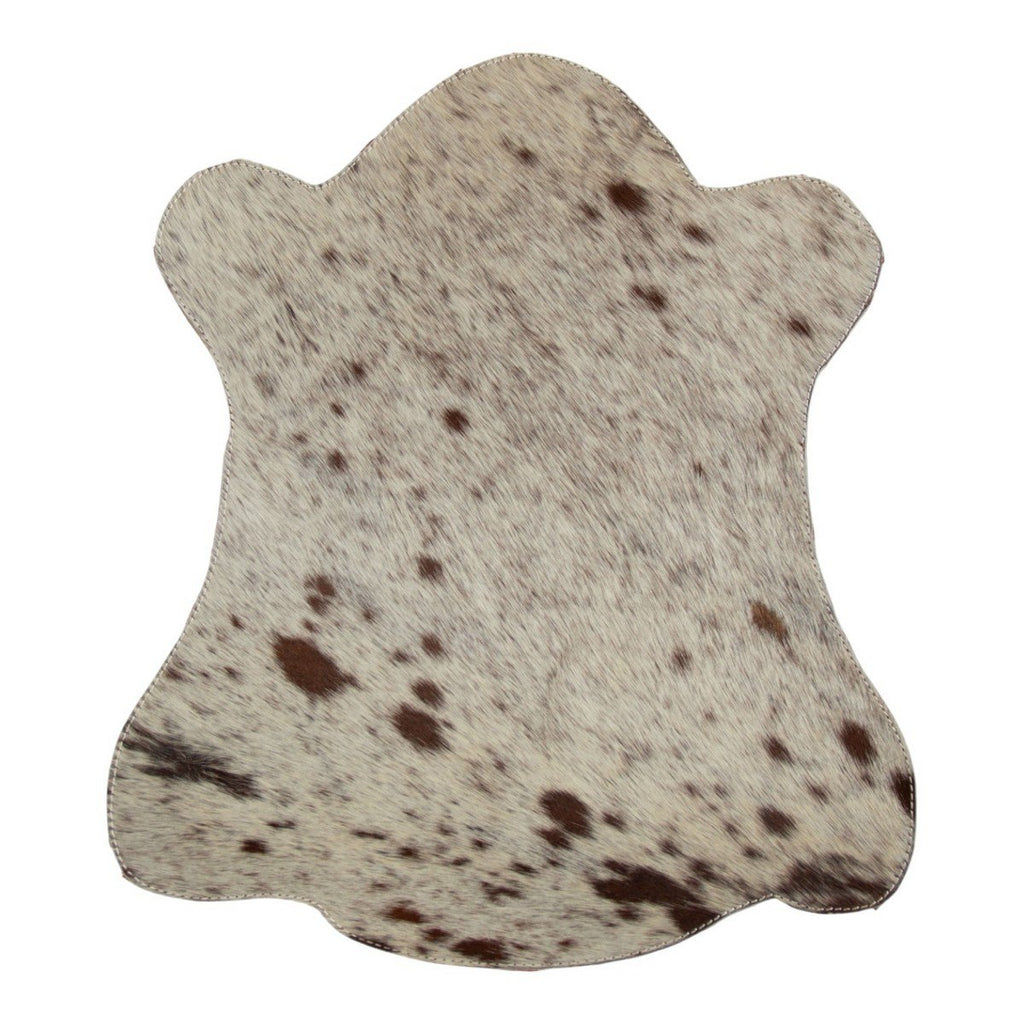 Placemat koevorm bruin/wit 30x48cm