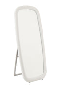 J-Line spiegel Rechthoek - polyresin - hout - wit