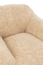 J-Line Bankschaap Polyester Creme Small