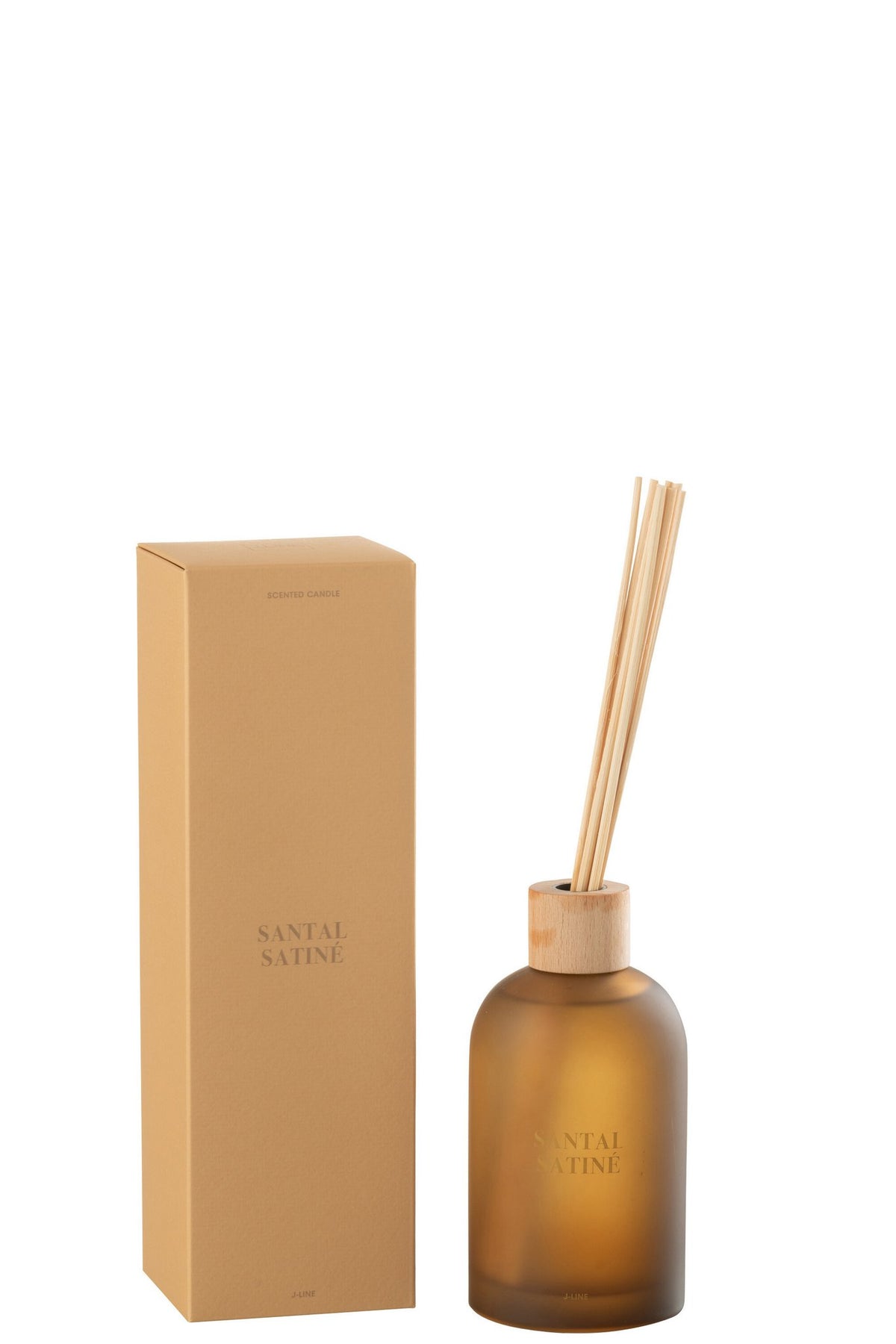 J-Line gerustokjes Accords Essentiels - Satijn Sandelhout - beige - 250 ml