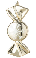 J-Line hanger Snoep - kunststof - goud - doos van 8