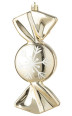 J-Line hanger Snoep - kunststof - goud - doos van 8