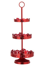 J-Line Decoratief dienblad - ijzer - rood