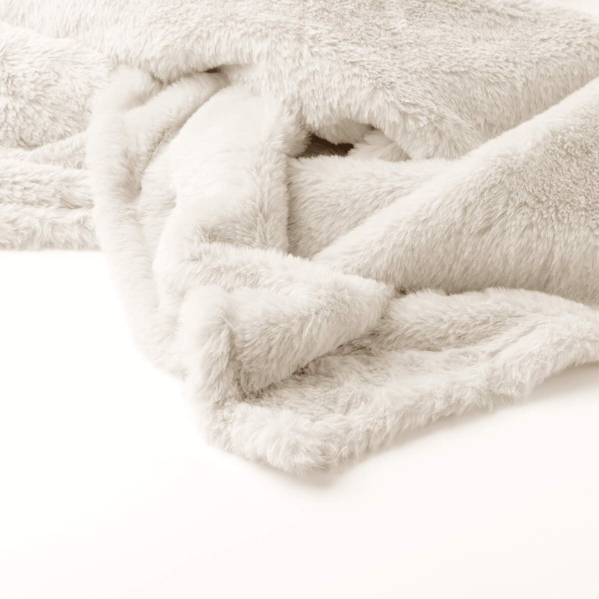 Dutch Decor Lize - Plaid 140x180 cm - Gerecycled - Sneeuwwitje - Wit