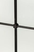 J-Line Antieke wandspiegel - spiegel - zwart - small