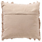 Dutch Decor Fara - Kussen 45x45 cm - 100% katoen - Puimsteen - Beige