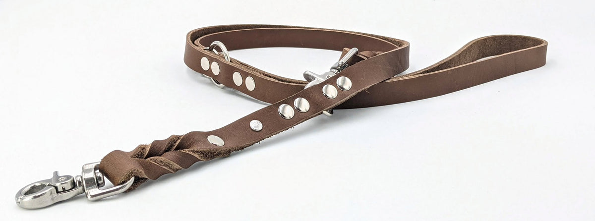 Giro leren riem voor honden