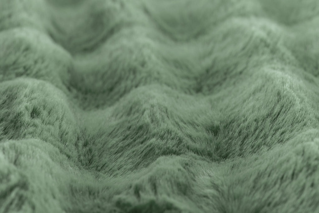 Cushion (filled) Bubble rabbit fur - 45x45 cM