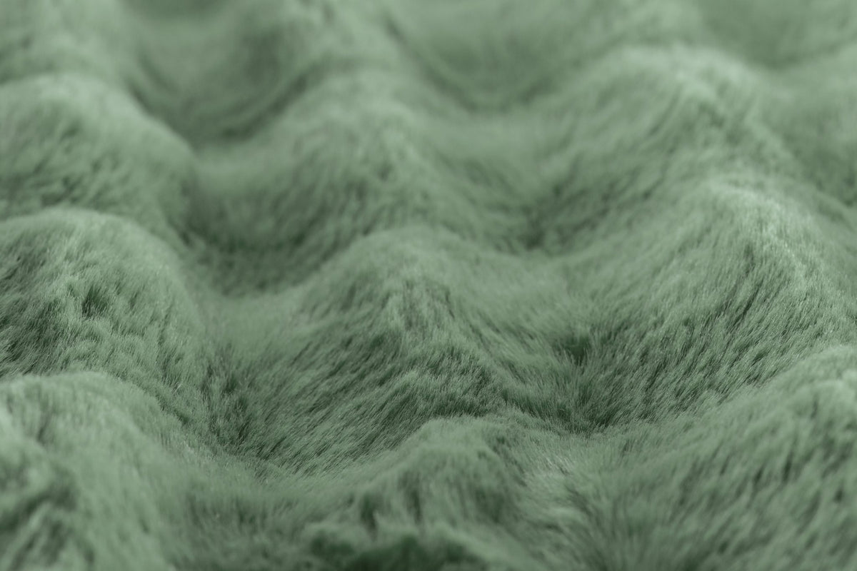Cushion (filled) Bubble rabbit fur - 45x45 cM