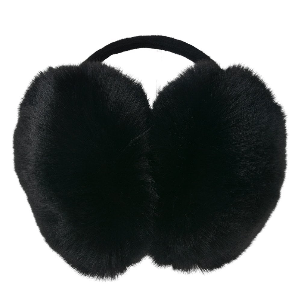 Oorwarmers Zwart Polyester