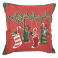 Sierkussen 44x44 cm Rood Polyester