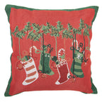 Sierkussen 44x44 cm Rood Polyester