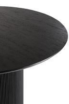 J-Line tafel Vincent - hout - zwart - large