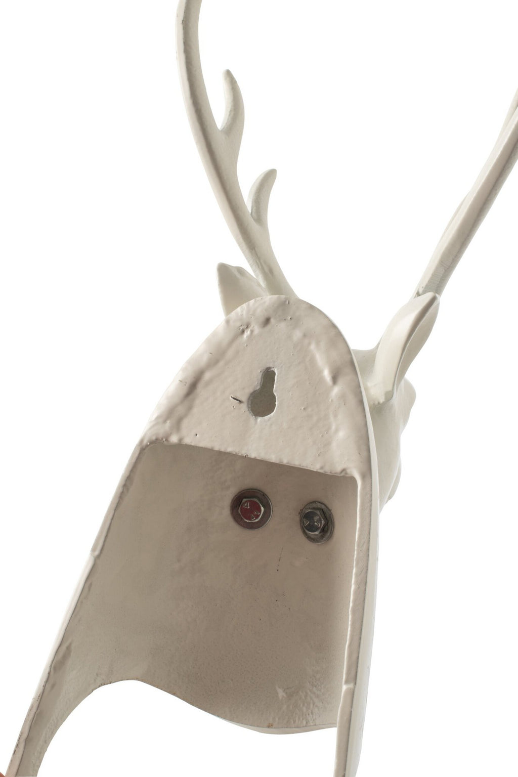 J-Line Wijnrek hert - aluminium - gebroken wit