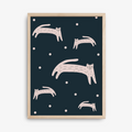 Katten en draden poster, eco-papier en verpakking