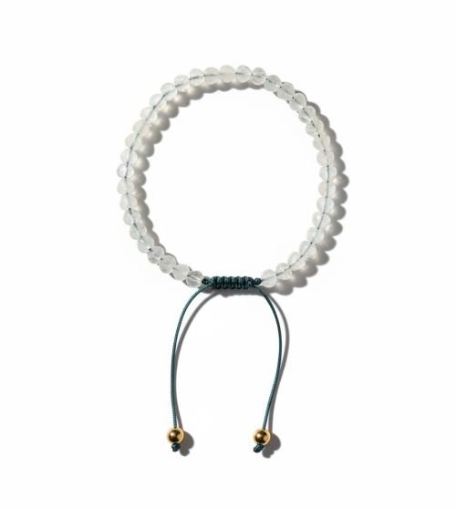 Dames armband Bergkristal 4 mm hartjes