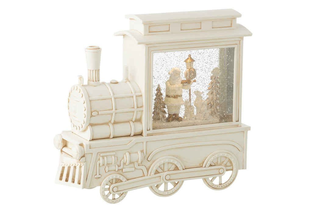 J-Line waterbal Locomotief - kunststof - wit