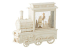 J-Line waterbal Locomotief - kunststof - wit