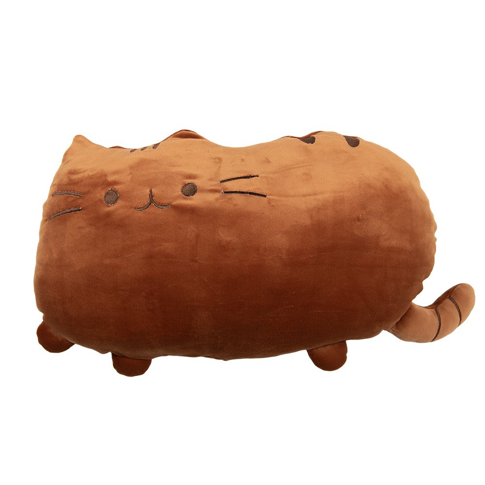 Sierkussen Kat 40x5x28 cm Oranje Polyester