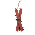 Hanger 5x2x15 cm Rood Hout