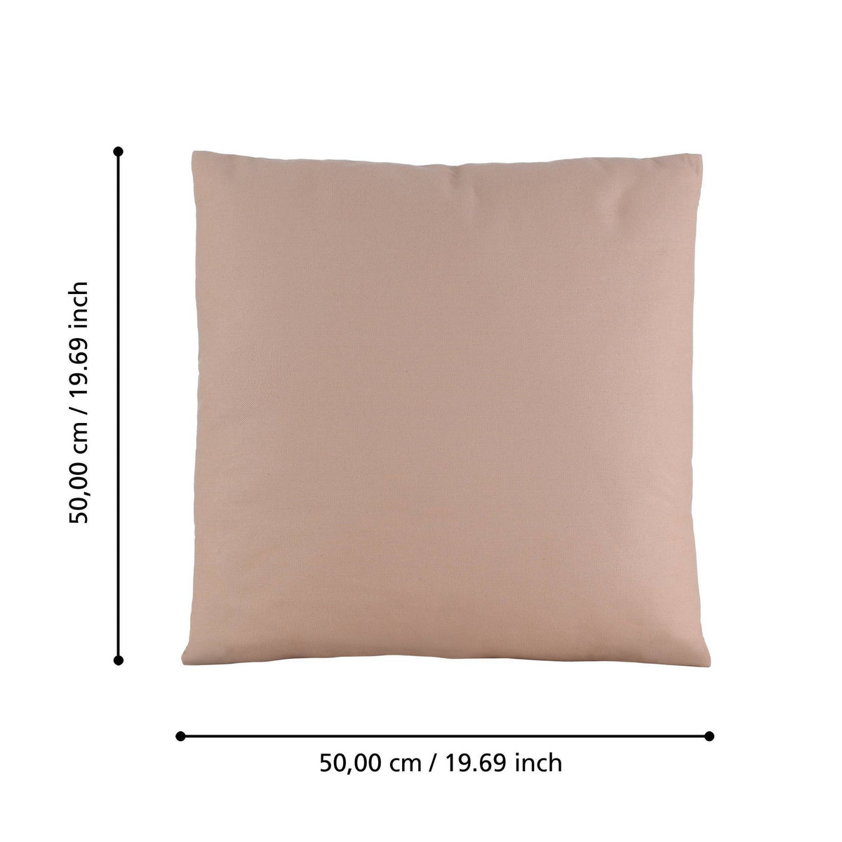 Kussen Iles Roze 50x50 cm