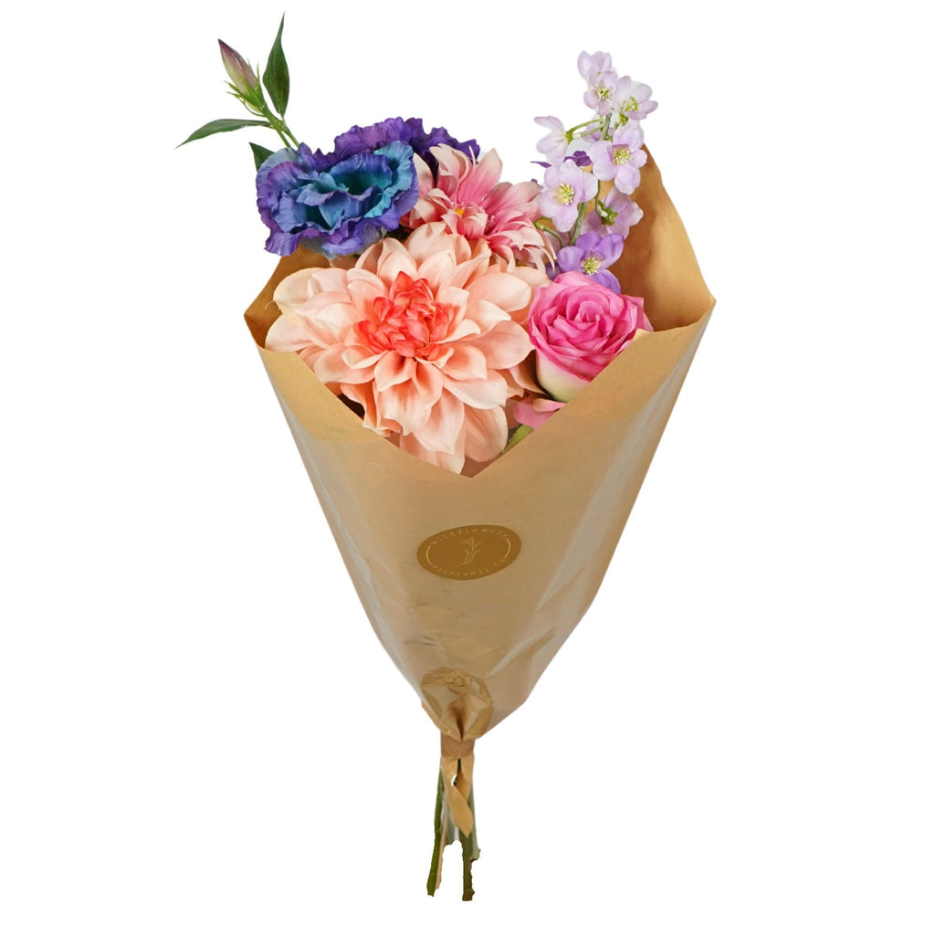 Classic Artificial Bouquet - Purple Glow