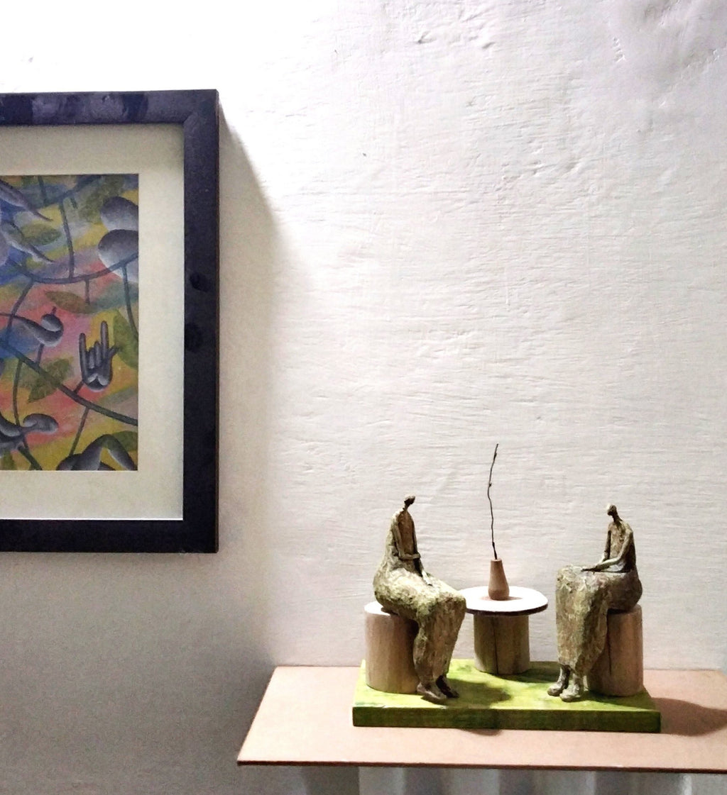 Papier-maché Sculptuur 'Guftagoo'