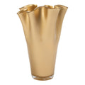 Waaiervaas 'goldie' goud h25 d24 cm