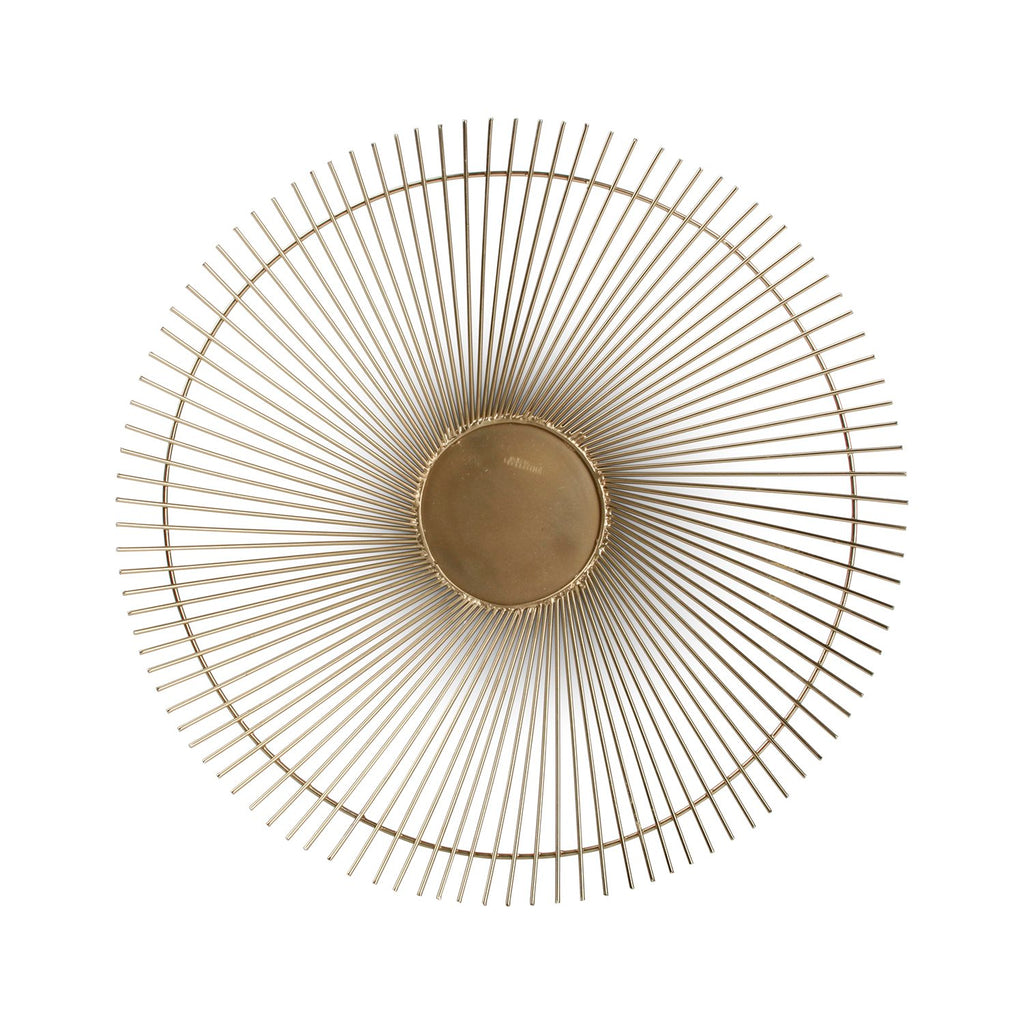 Draadmand 40xH5cm goud Gedraaide Iris
