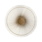 Draadmand 40xH5cm goud Gedraaide Iris