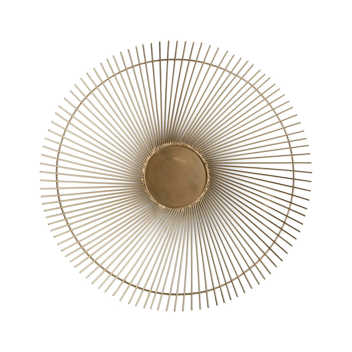 Draadmand 40xH5cm goud Gedraaide Iris
